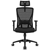 Durrafy Bürostuhl Ergonomisch, Schreibtischstuhl...